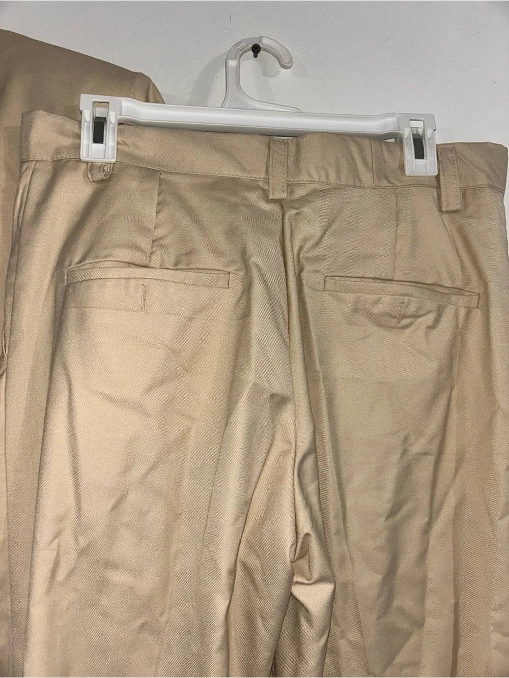 Men's Double-Breasted Cream Suit with Gold Buttons